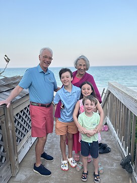 Family at the beach